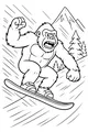 Gorilla Shreds the Snowy Mountain