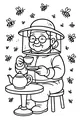 Grandma Beekeeper's Tea with Busy Bees