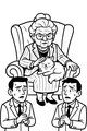 Grandma's Big Chair and Two Suits