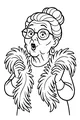 Grandma's Feather Boa Surprise