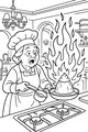 Grandma's Pudding Flambe Oops
