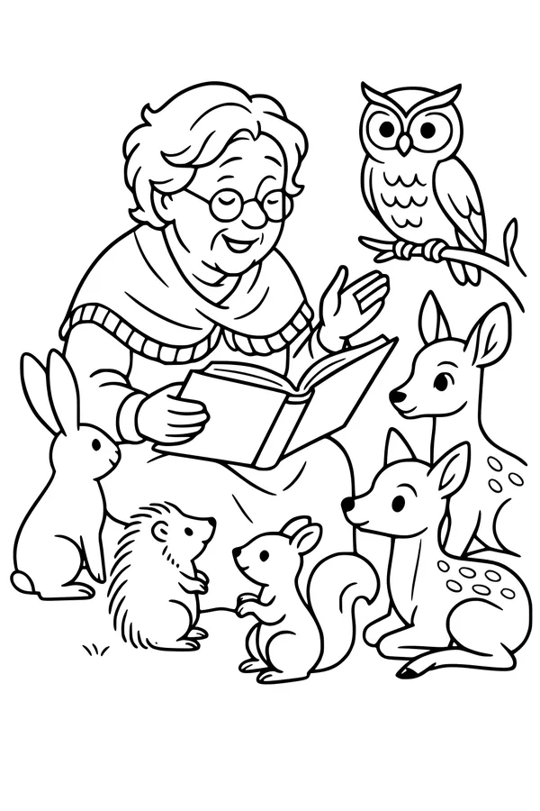 Grandma’s Forest Story Circle