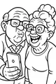 Grandma Giggles, Grandpa's Selfie Smooch