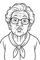 Grandma Blows a Big Kiss