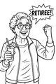 Grandma's Big Retirement Cheer