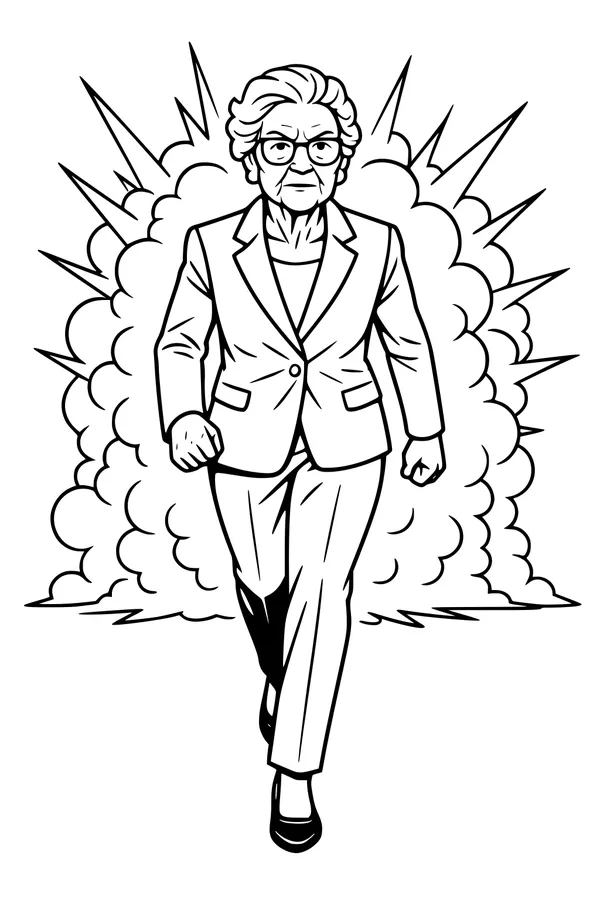 Grandma's Big Retirement Strut