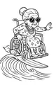 Grandma Rides the Big Wave