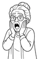 Grandma's Big Surprise Face