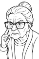 Grandma's Thinking Face