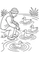 Grandpa Feeds the Ducks