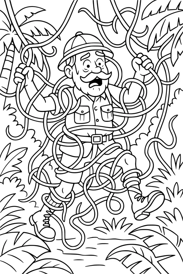 Grandpa Gus in Jungle Vines
