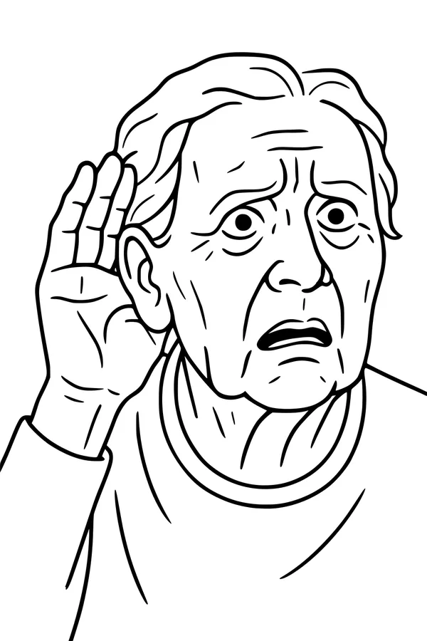Grandpa Listens Closely
