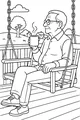 Grandpa's Porch Swing Morning