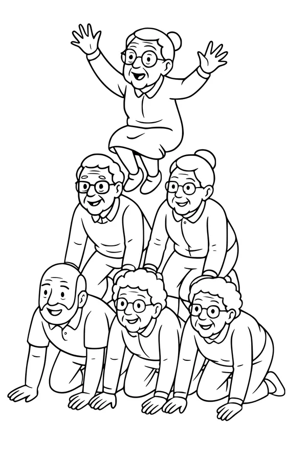 Grandparent Pyramid Giggles
