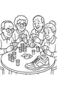 Grandparents Card Table Surprise