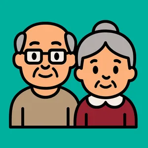Grandparents and Elderly coloring page category