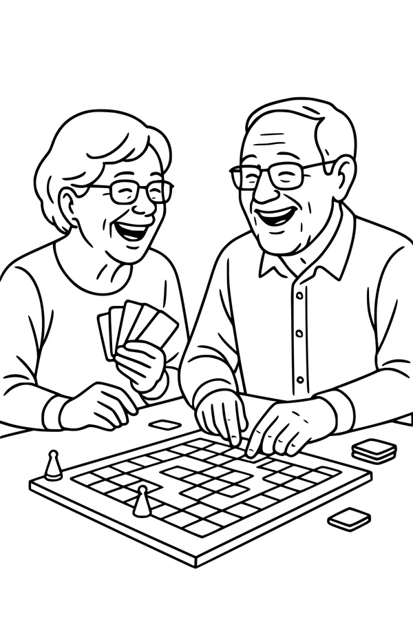 Grandparents Game Night Laughs