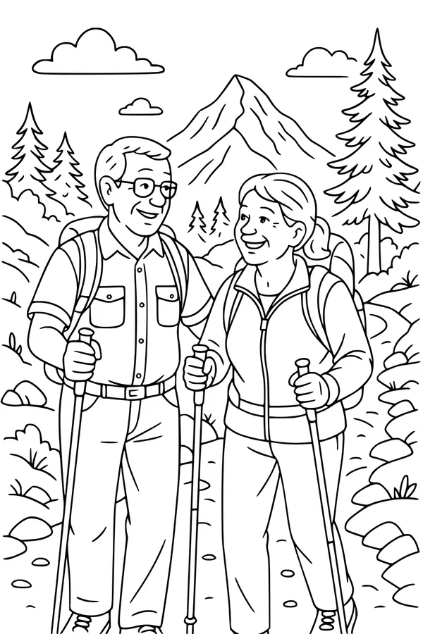 Trail Time for Grandpa and Nana
