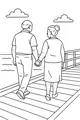 Grandma and Grandpa's Pier Stroll