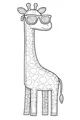 Sunny Day Giraffe With Cool Shades