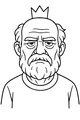 Grumpy Grandpa With a Crown