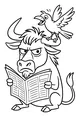 Grumpy Wildebeest and the Chatterbird