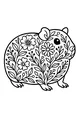 Flora the Guinea Pig in Bloom