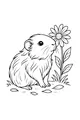 Little Guinea Pig and Sunny Flower Friend