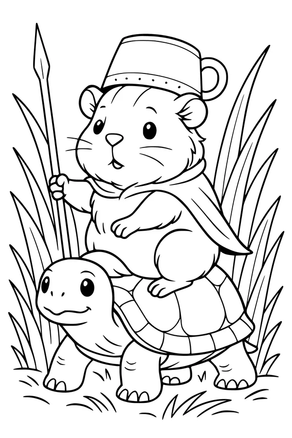Sir Squeaks Guards the Meadow