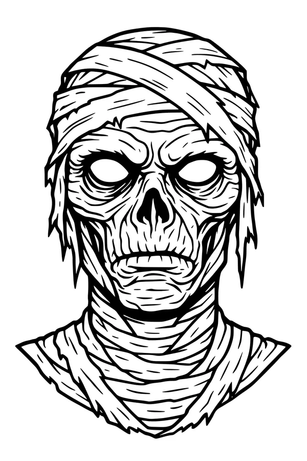 Midnight Mummy Unwraps a Stare