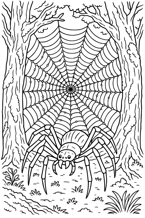 Midnight Forest Web Spinner