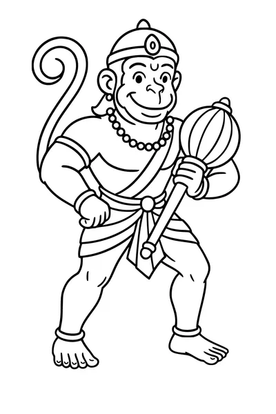 Hanuman’s Happy Power Pose