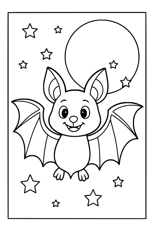 Twinkle Bat Soars Under Night Stars