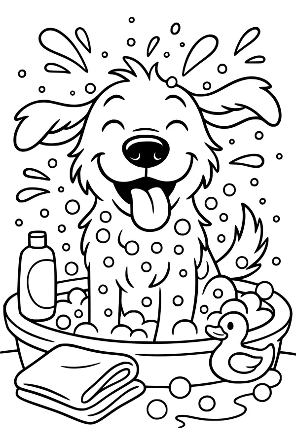 Splish Splash Bathtime Pup