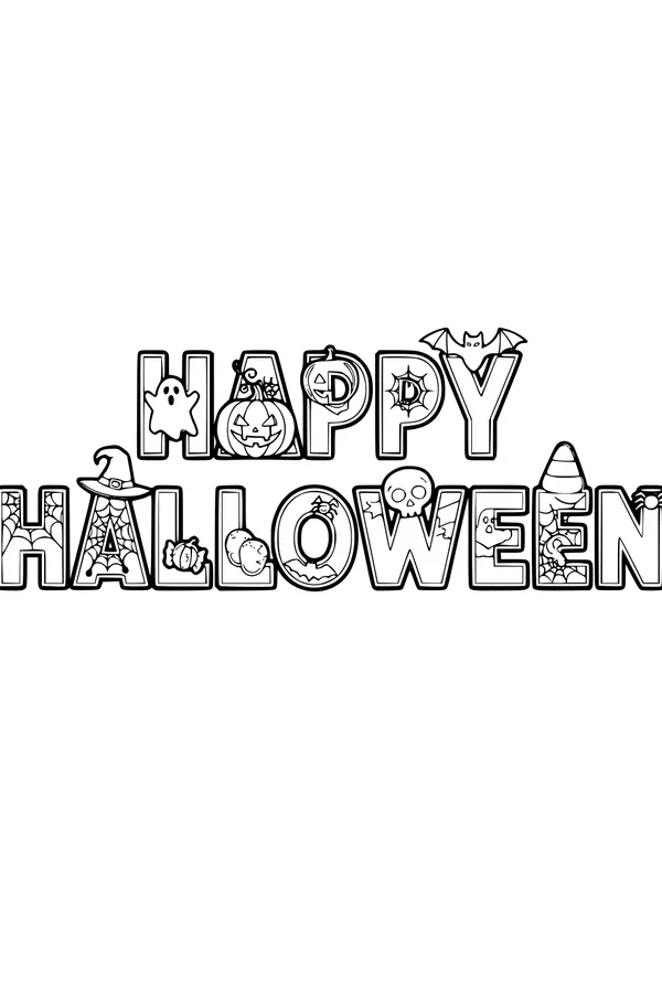 Happy Halloween Letter Parade
