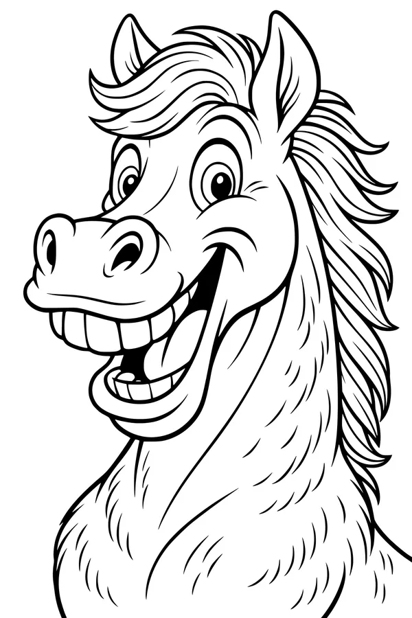 Sunny Grin from a Silly Stallion