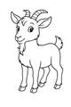 Sunny Meadow Goat With A Twinkle