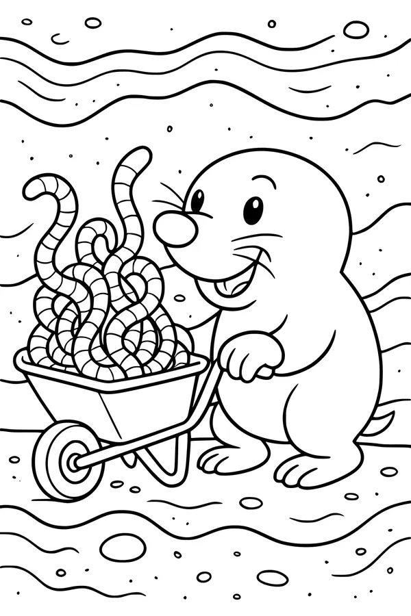 Milo the Mole’s Wiggly Worm Parade