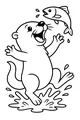 Splashy Otter and His Silly Fish Friend