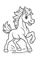 Galloping Pony With a Bright Smile