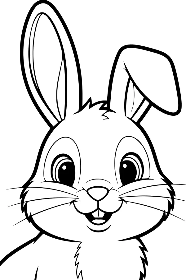 Bright Eyes Bunny with Floppy Ears