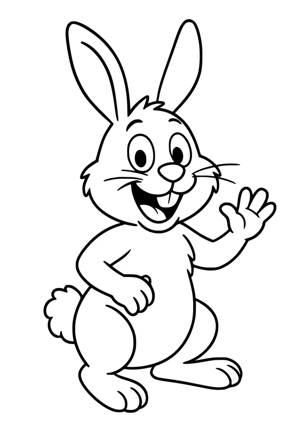 Benny Bunny Waves Hello