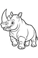 Rhino with a Big Friendly Grin