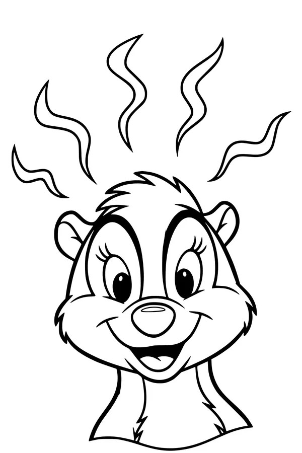 Smiling Skunk Surprise