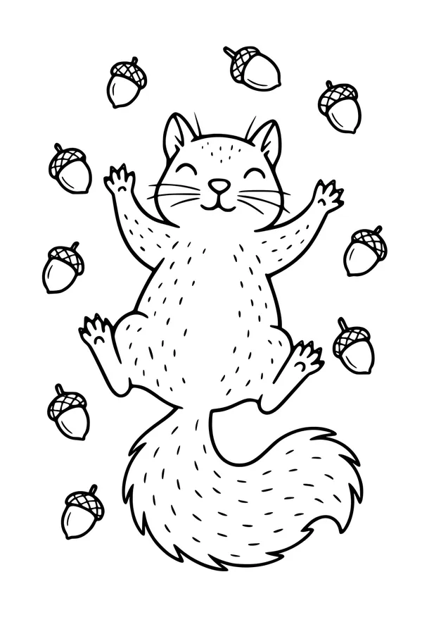 Acorn Party for a Silly Squirrel