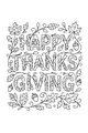 Happy Thanksgiving Leafy Letter Party