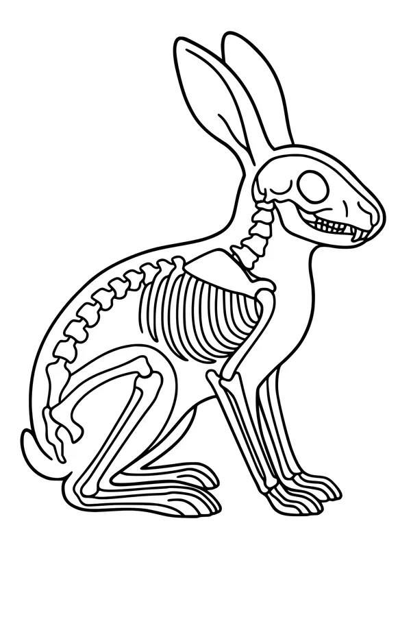 Hare Bones Peekaboo