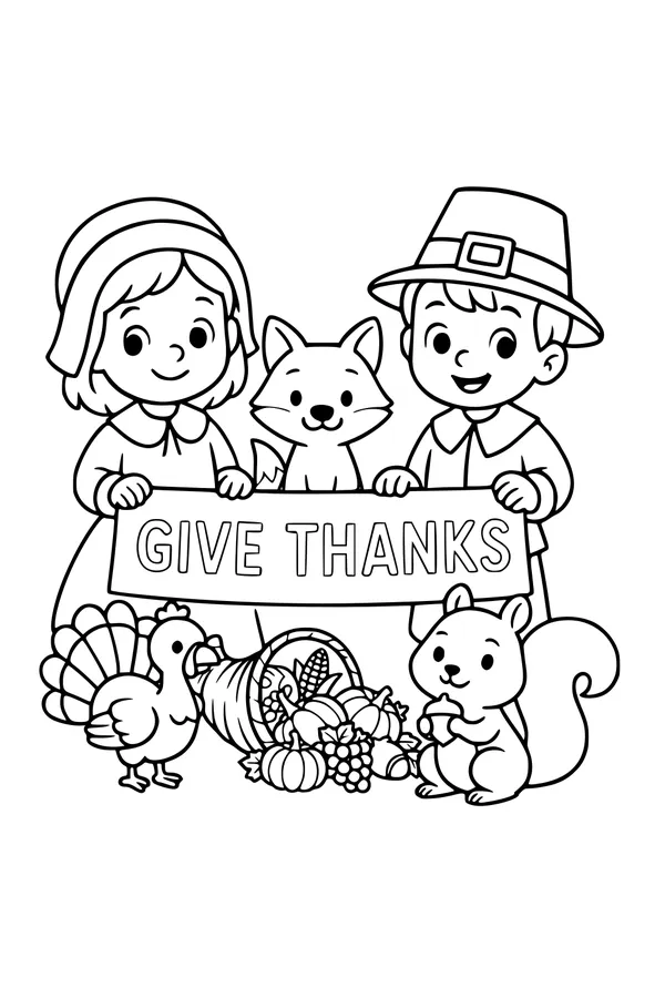 Harvest Friends Give Thanks