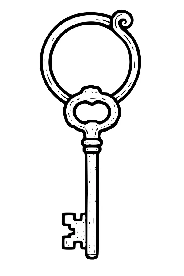 Haunted House Skeleton Key
