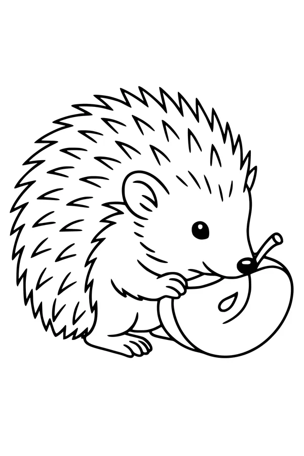 Little Hedgehog’s Apple Snack